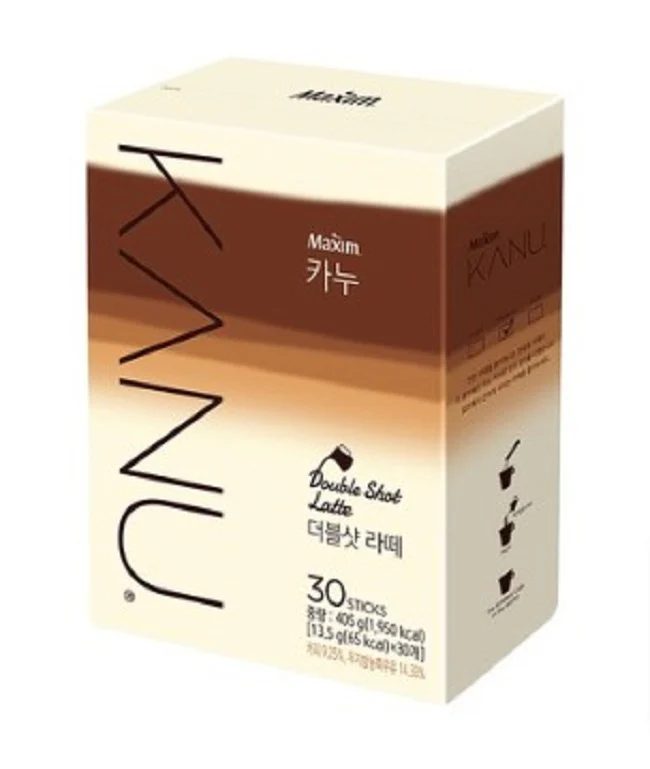 MAXIM KANU DOUBLESHOT LATTE 13.5g x 30T, 카누 더블샷 라떼 30T