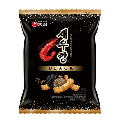 NongShim SAEWOOKKANG BLACK 80g/ 농심 새우깡 블랙 80g