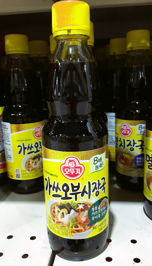 OTTOGI GASOBUSI KUKSOO JANGKUK  360ml , 오뚜기 가쓰오부시 국수장국  360ml