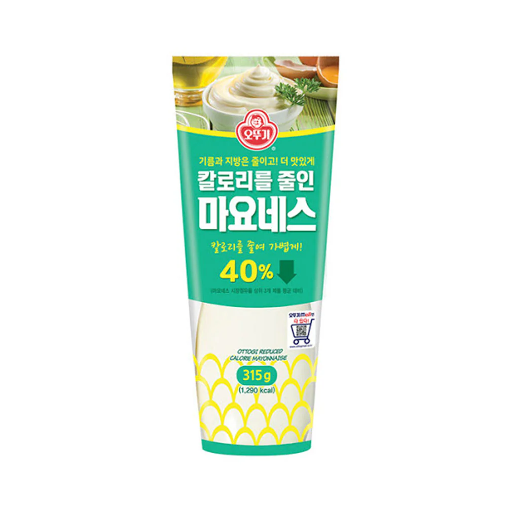 Ottogi Reduced Calorie Mayonnaise 11.11oz 오뚜기 칼로리를 줄인 마요네즈 315g
