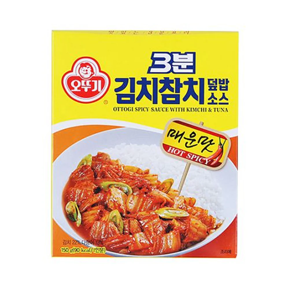 Ottogi Spicy Sauce With Kimchi & Tuna 5.29oz 오뚜기 김치참치 덮밥소스 150g