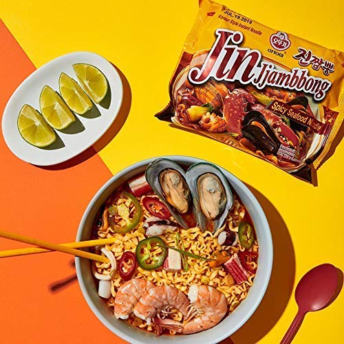 Ottogi Jin Jjambbong Ramyun 4.58oz x 4/ 오뚜기 진짬뽕 130g x 4 - Image 3