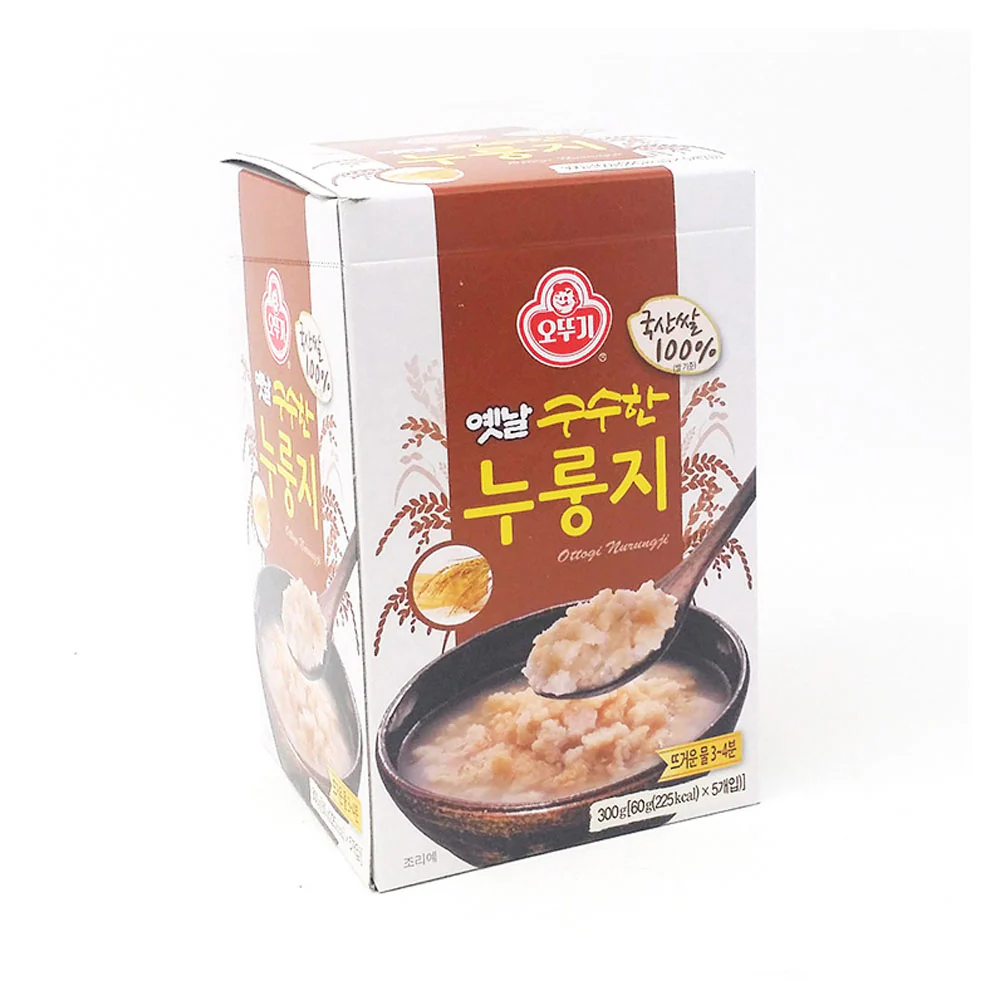 Ottogi Scorched Rice Case 60g X 5 오뚜기 옛날 누룽지 60g X 5
