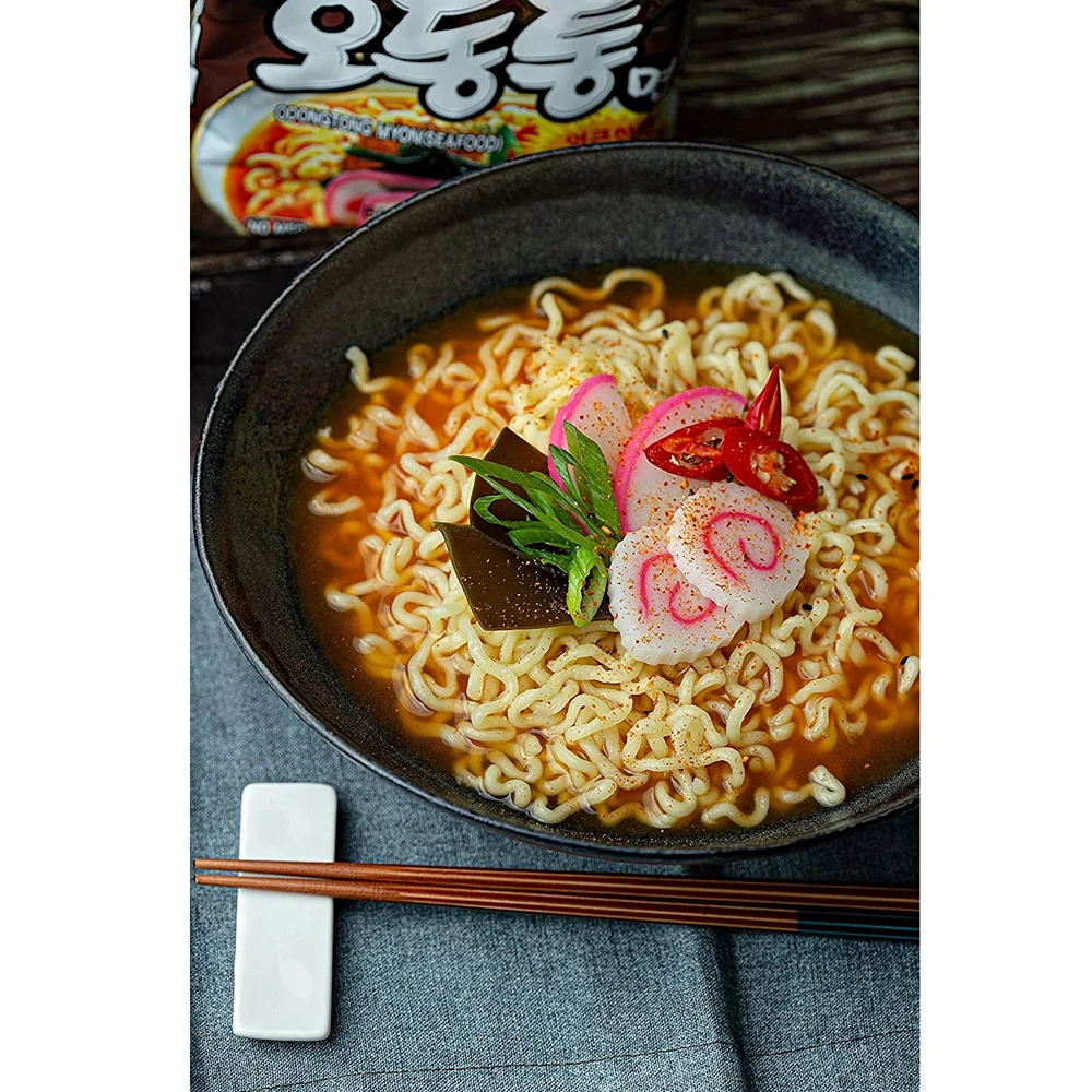 Ottogi Odongtong Myon Ramyun 4.23oz x 4, 오뚜기 오동통면 120g x 4 - Image 3