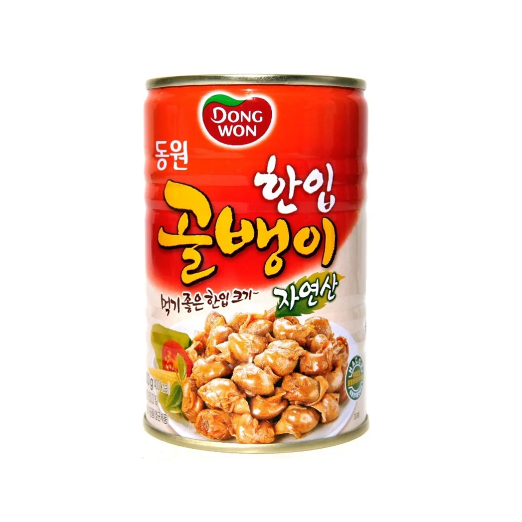 Dongwon Canned Bai-Top Shell 14.1oz, 동원 한입 골뱅이 캔 400g