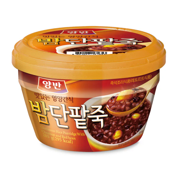 Dongwon Yangban Glutinous Rice Porridge with Chestnut & Red Bean 10.05oz, 동원 양반 밤단팥죽 285g