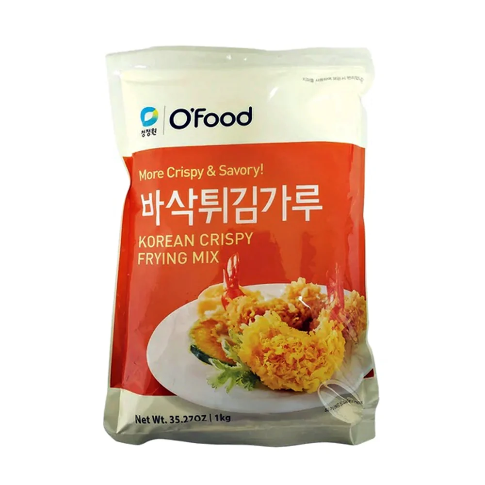 Chung Jung One Korean Crispy Frying Mix 2.2lb, 청정원 바삭 튀김가루 1kg