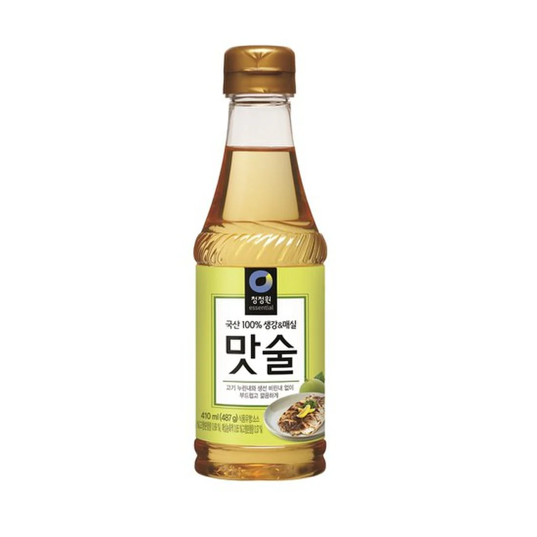 CJO COOKING SAUCE GINGER PLUM 410ml, 청정원 생강&매실 맛술 410ml