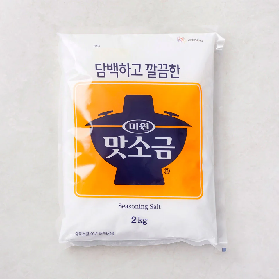 CHUNG JUNG ONE Miwon Matsogum Seasoning S 2Kg, 미원 맛소금 2Kg