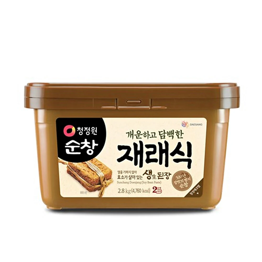 Chung Jung One Sunchang Soybean Paste 6.17Lb, 청정원 순창 재래식 생된장 2.8kg