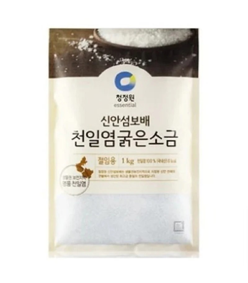 CHUNG JUNG ONE SEA SALT 1kg, 청정원 천일염 굵은소금 절임용 1kg