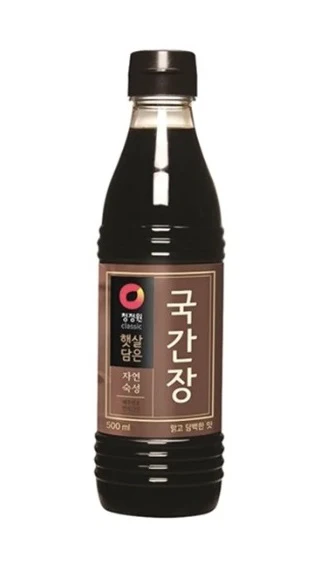 CHUNG JUNG ONE SOY SAUCE 500ml , 청정원 자연숙성 국간장 500ml