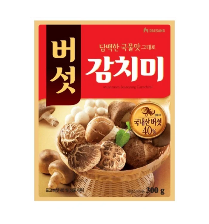 Instant soup stcok mushroom 300g, 대상 버섯 감치미 300g