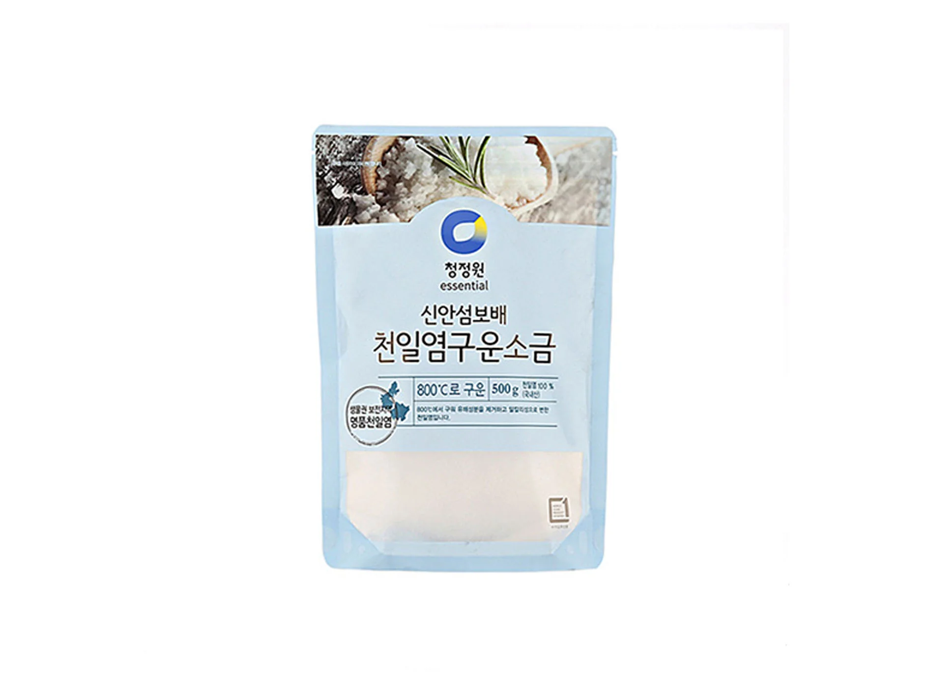 Chung Jung One Roasted Sea Salt 17.64oz 청정원 천일염 구운소금 500g