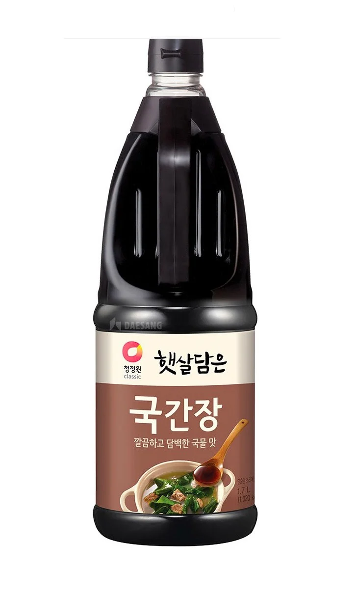 CHUNG JUNG ONE SOY SAUCE CHOSUNKUK 1.7L , 청정원 햇살담은 국간장 1.7L