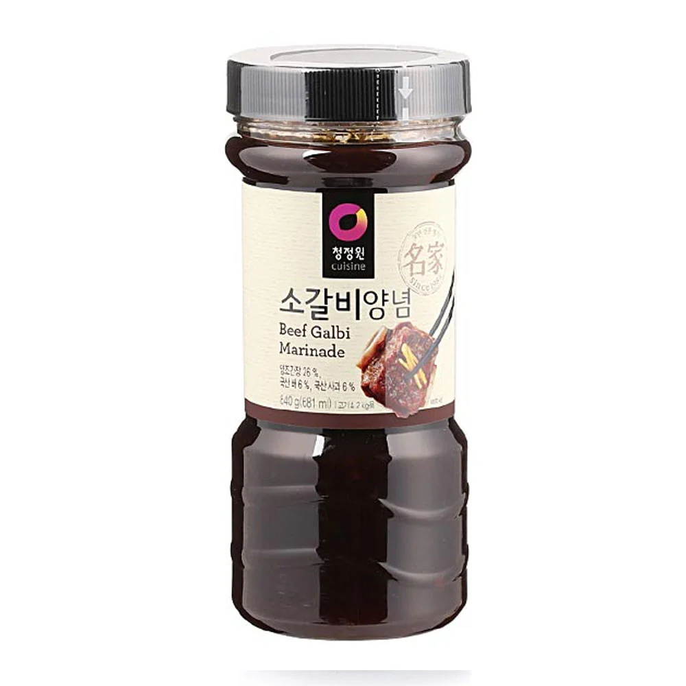 Chung Jung One Korean BBQ Galbi Marinade For Beef 29.63oz 청정원 소갈비양념 840g