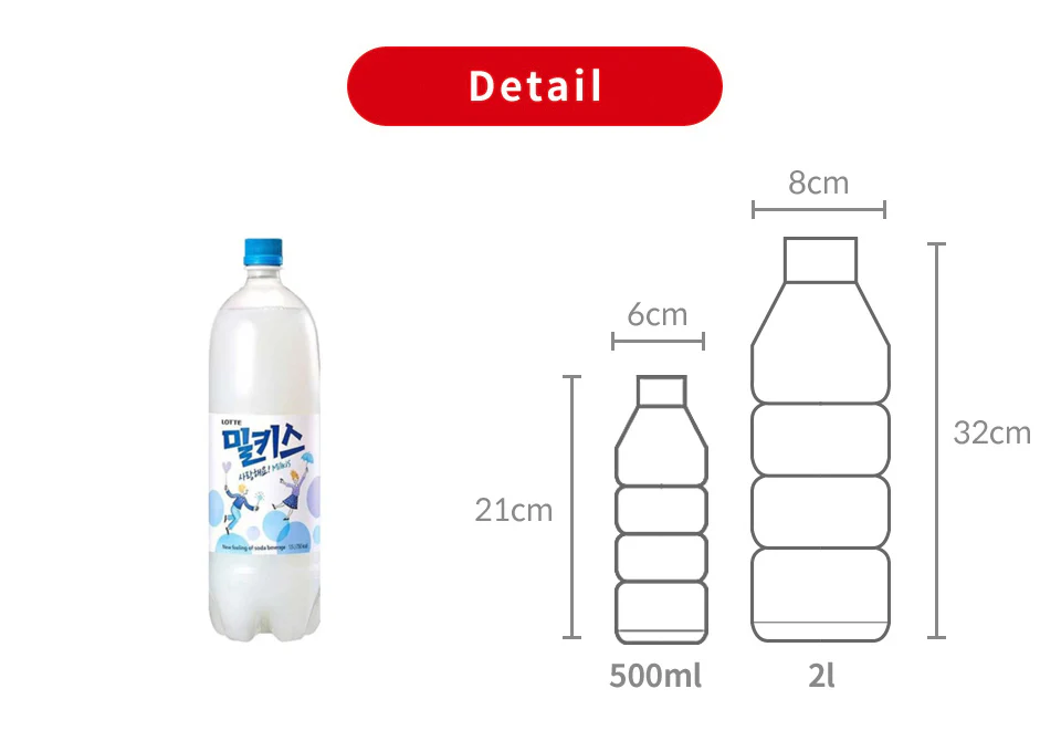 Lotte Milkis Original 50.7fl.oz, 롯데 밀키스 오리지널 1.5L - Image 3