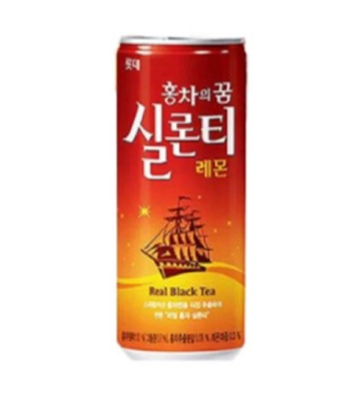 LOTTE CEYLON TEA LEMON 240ml x 6pk, 롯데 실론티 레몬 240ml x 6입