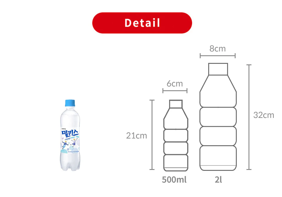 Lotte Milkis Original 16.9fl.oz, 롯데 밀키스 오리지널 500ml - Image 3