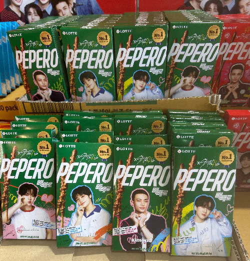 Lotte Pepero Almond 1.13oz, 롯데 빼빼로 아몬드 32g