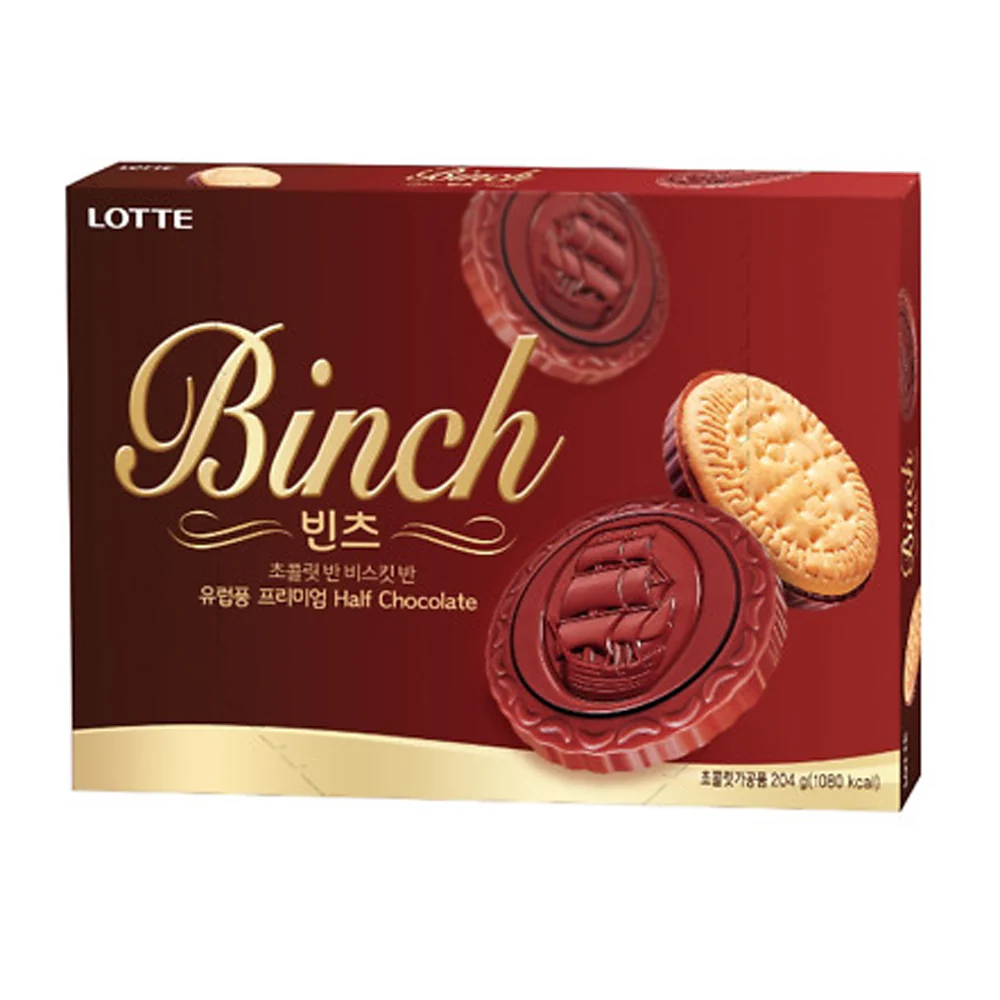 Lotte Binch 7.19oz, 롯데 빈츠 204g