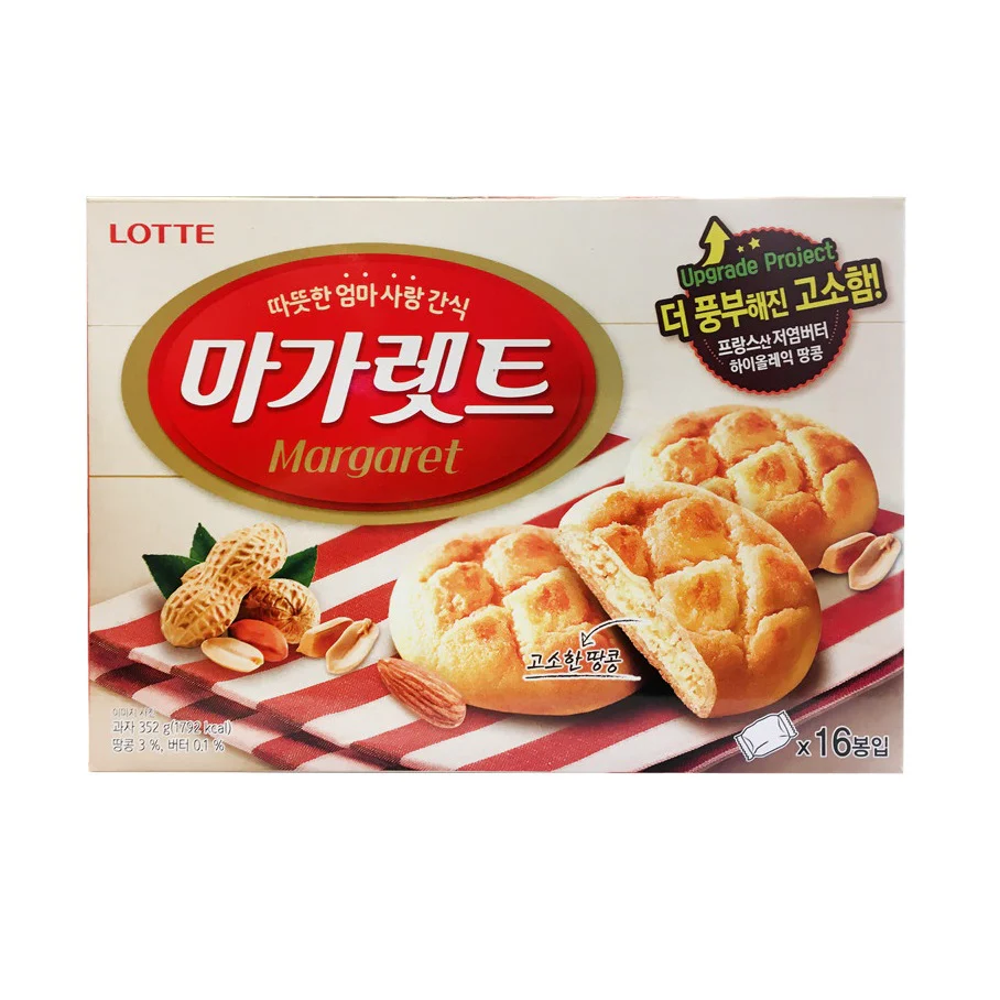 LOTTE MARGARET COOKIE 12.4oz, 롯데 마가렛트 쿠키 352g