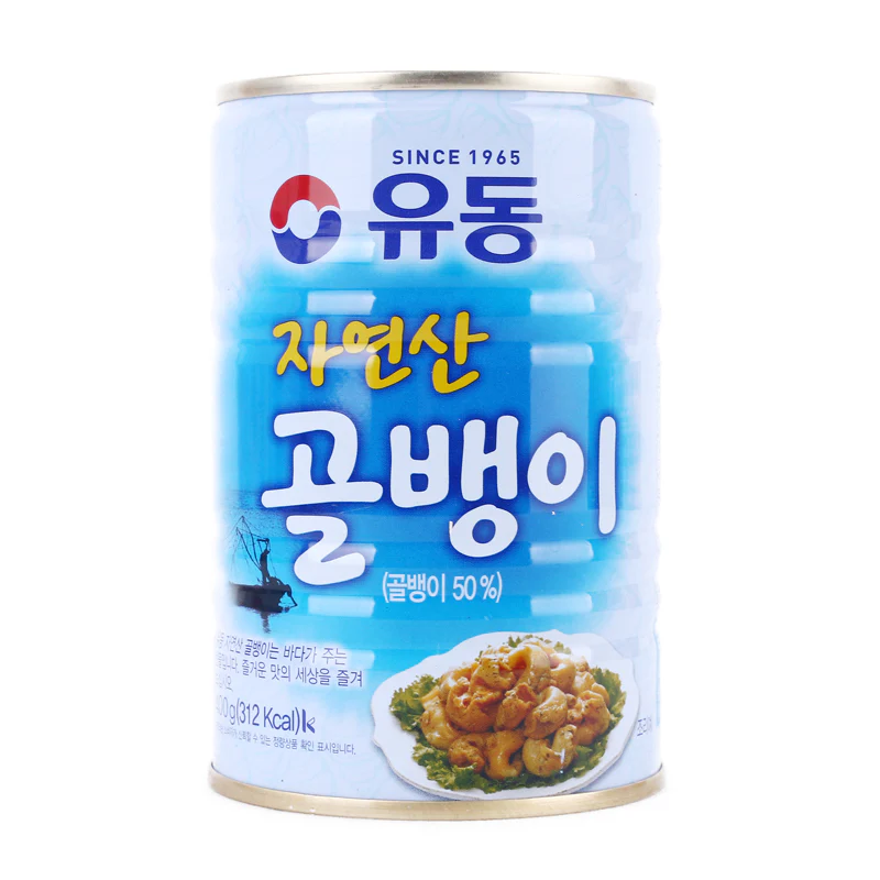 Yudong Bai-Top Shell (Whelk) 14.11oz, 유동 자연산 골뱅이 400g