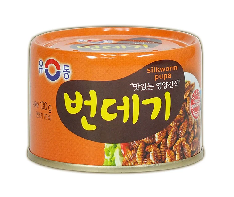 YOODONG SILKWORM PUPA 130g , 유동 번데기 130g