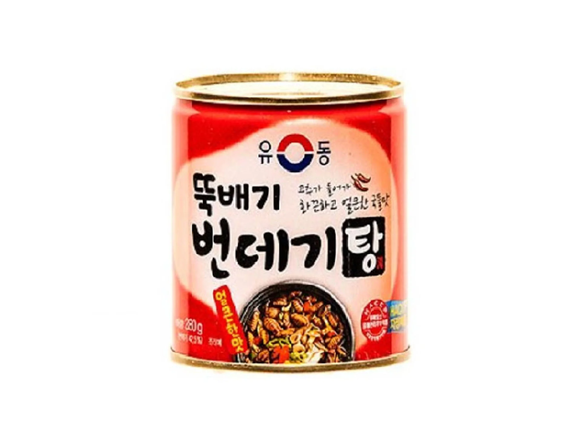 Yudong Silkworm Pupa In Sauce 9.88oz 유동 뚝배기 번데기탕 280g