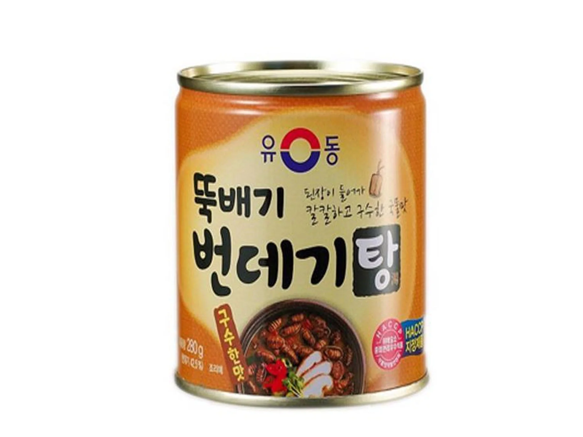 Yudong Silkworm Pupa In Soybean Paste Sauce 9.88oz 유동 뚝배기 번데기 280g