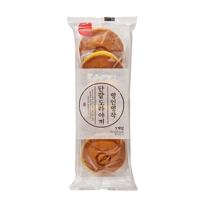 [MEGA FRESH] SAMLIP RED BEAN DORAYAKI 300g, 삼립 단팥 도라야끼 300g