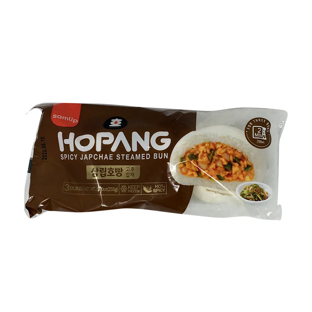 [Local Only] Samlip Hopang Spicy Japchae Steamed Bun 9oz 삼립 호빵 매운잡채 255g