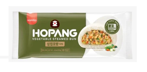 [Local Only] SAMLIP HOPANG VEGETABLE STEAMED BUN 255g , 삼립 야채 호빵 255g