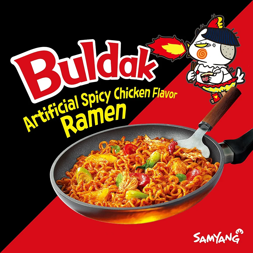 Samyang Buldak Ramen Original 4.94oz x 5, 삼양 불닭볶음면 140g x 5 - Image 4