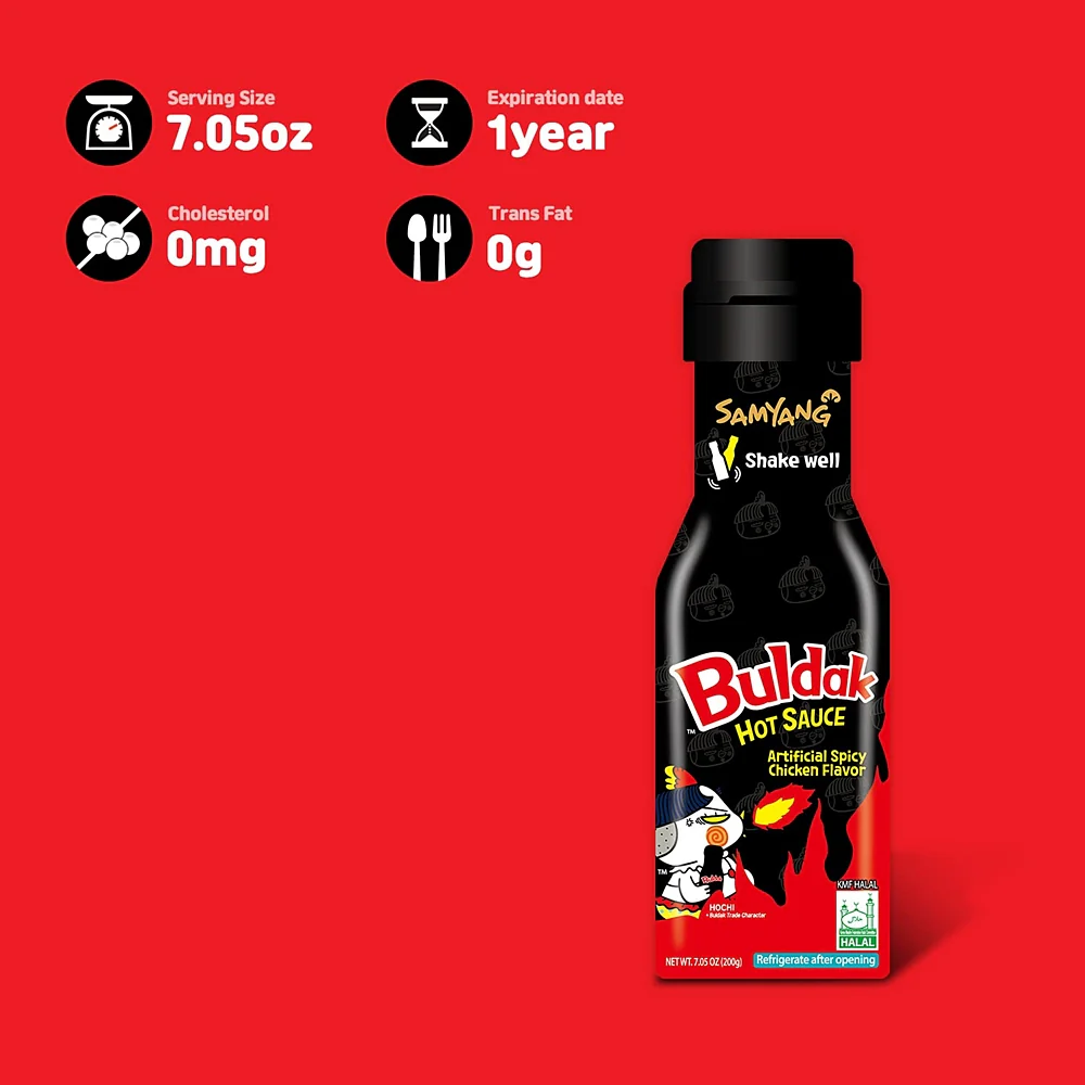 Samyang Buldak Hot Sauce 7.05oz, 삼양 불닭소스 200g - Image 4