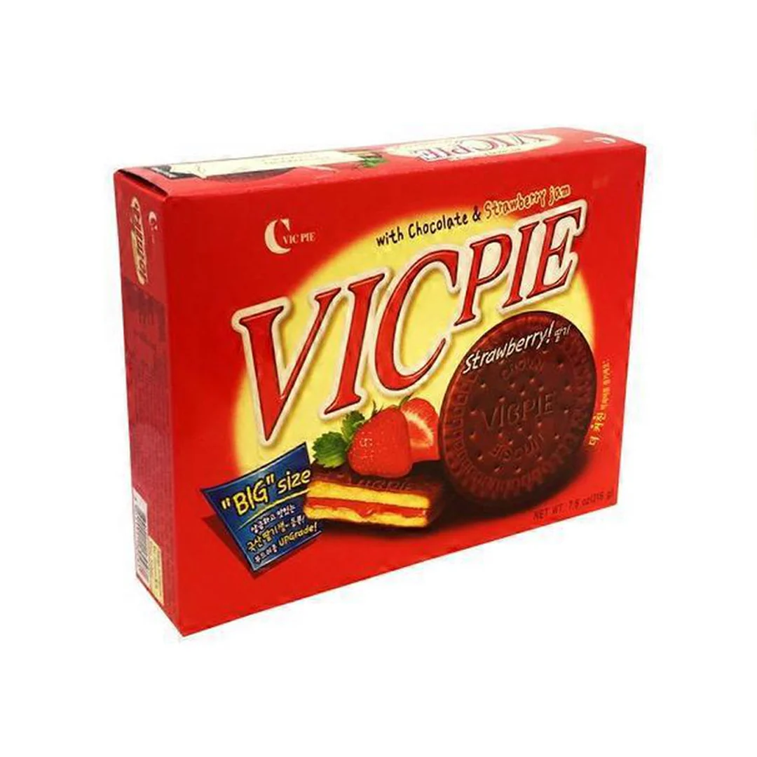 Crown Vicpie Strawberry 11.43oz 크라운 빅파이 324g