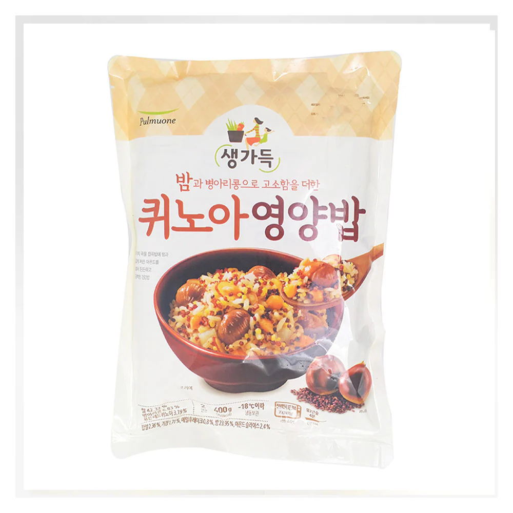 [Local Only ] Pulmuone Cooked Rice With Quinoa And Multigrains 14.1oz 풀무원 퀴노아 영양밥 400g