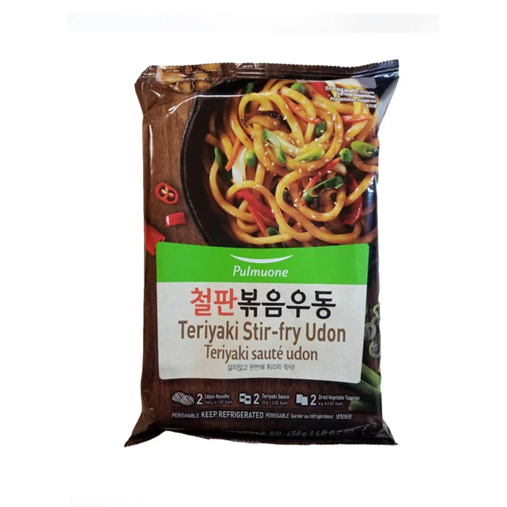 [Mega Fresh ]  Pulmuone Teriyaki  Stir-Fry udon 16.15oz 풀무원 철판 볶음우동 458g