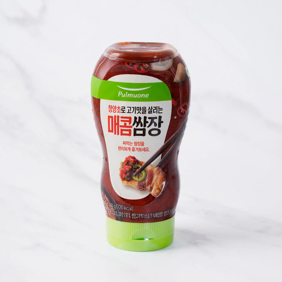 [Mega Fresh] PulMuone SPICY SSAMJANG 12.7oz , 풀무원 튜브형 매콤쌈장 360g