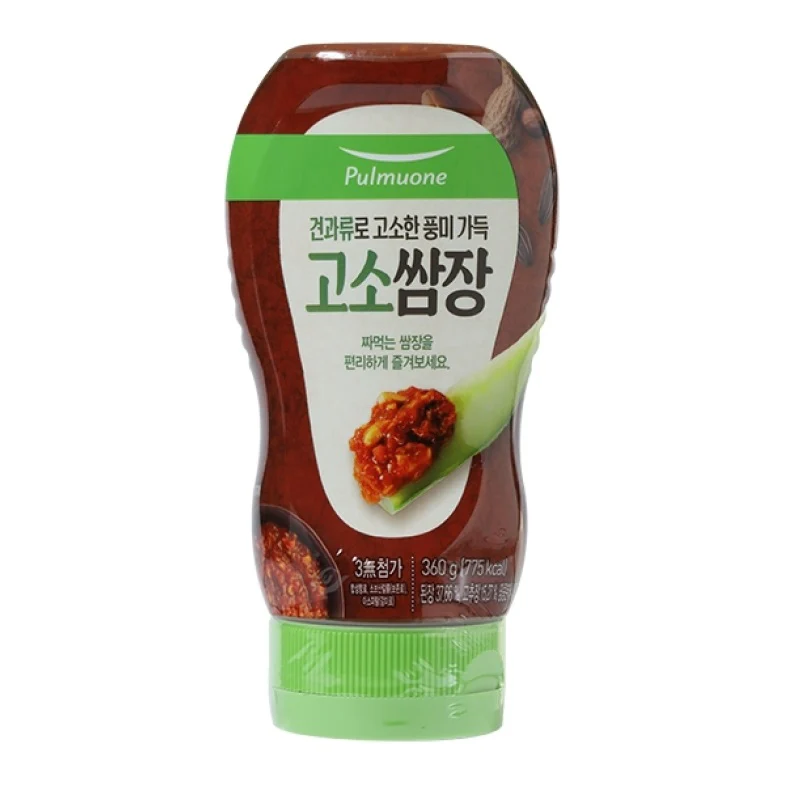 [Mega Fresh] PULMUONE MILD SSAMJANG 12.7oz, 풀무원 튜브형 고소쌈장 360g