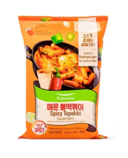 [Mega Fresh ] PULMUONE SPICY TOPOKKI 16.9oz , 풀무원 매운 불떡볶이 479g