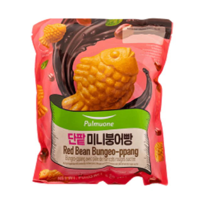 [Local Only] PULMUONE RED BEAN BUNGEO-PPANG 12.7oz, 풀무원 단팥 미니 붕어빵 360g