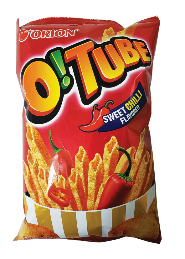 ORION O TUBE SWEET CHILLI 115g, 오리온 오튜브 스윗칠리맛(대) 115g