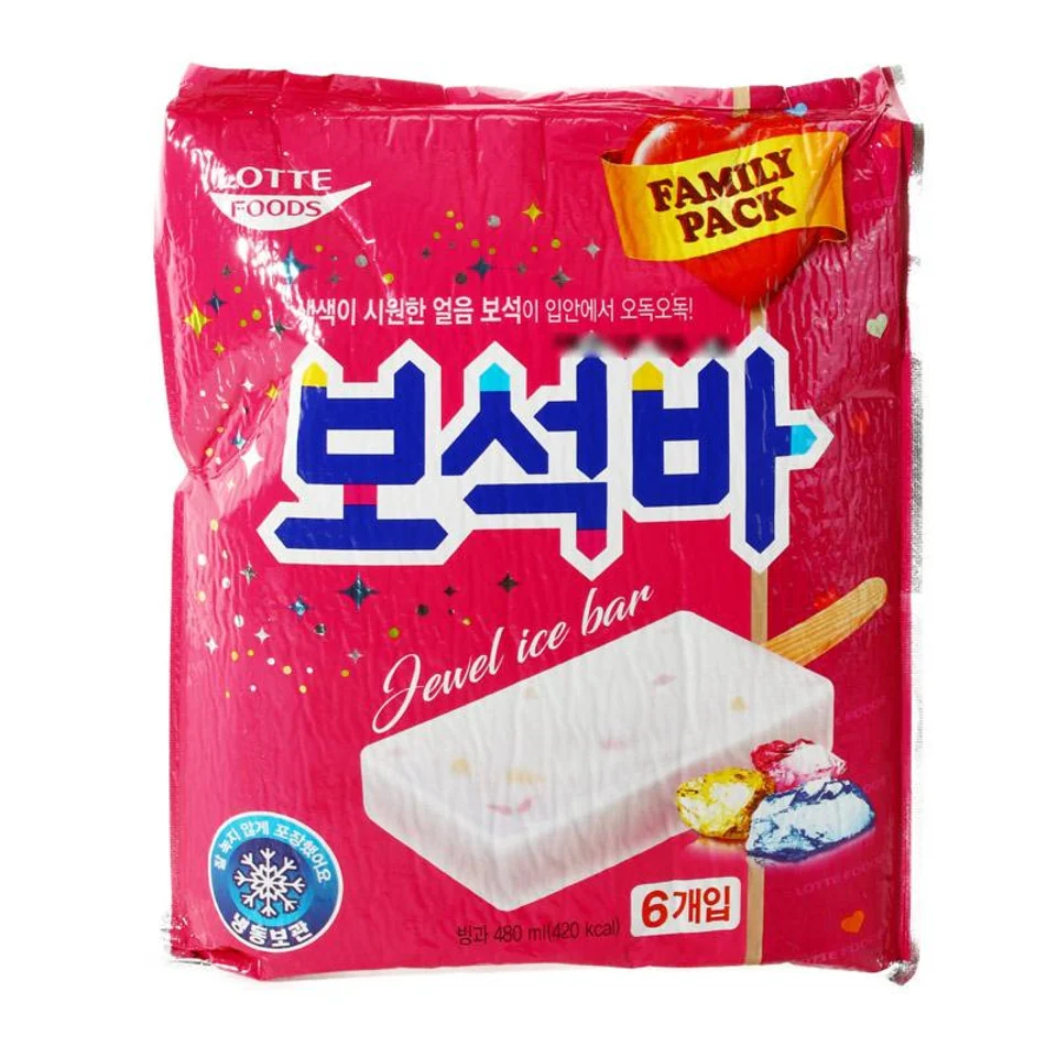 [PICKUP ONLY] LOTTE CIDER YOGURT JEWEL BAR 80ml x 6ea/롯데삼강 보석바 멀티 80ml x 6ea