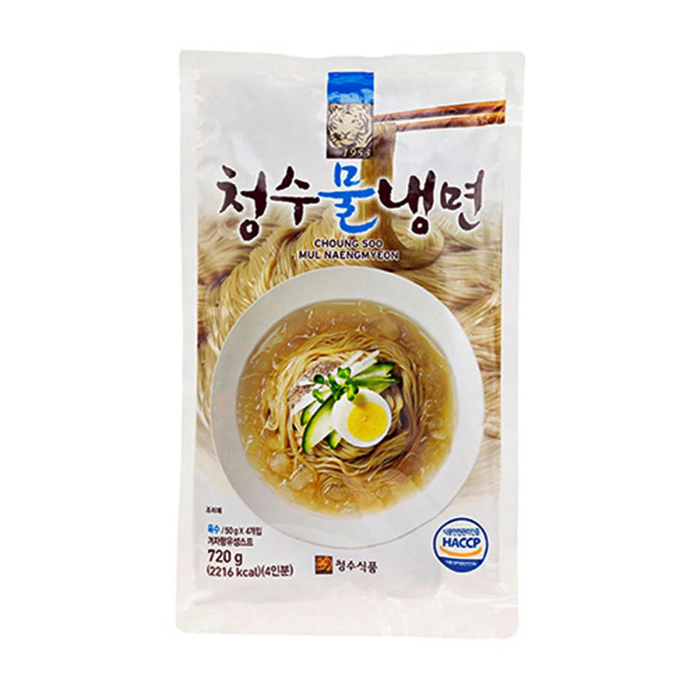 ChoungSoo Cold Noodles with Broth 25.4oz, 청수 물냉면 4인분 720g