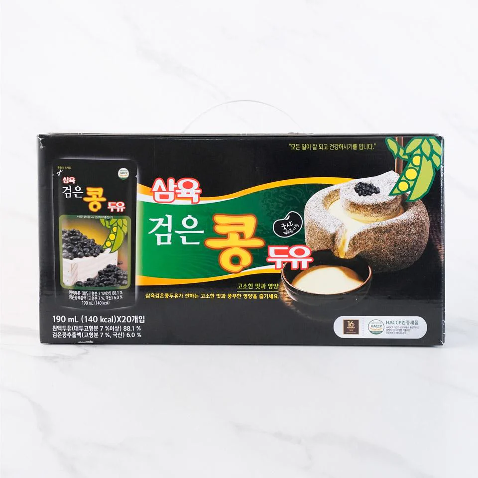 Sahmyook Black Bean Soy Milk 190ml X 20 삼육 검은콩 두유 190ml X 20