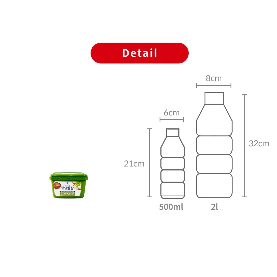 Shinsundowon Seasoned Soybean Paste 1.1lb, 신선도원 양념 쌈장 500g - Image 4