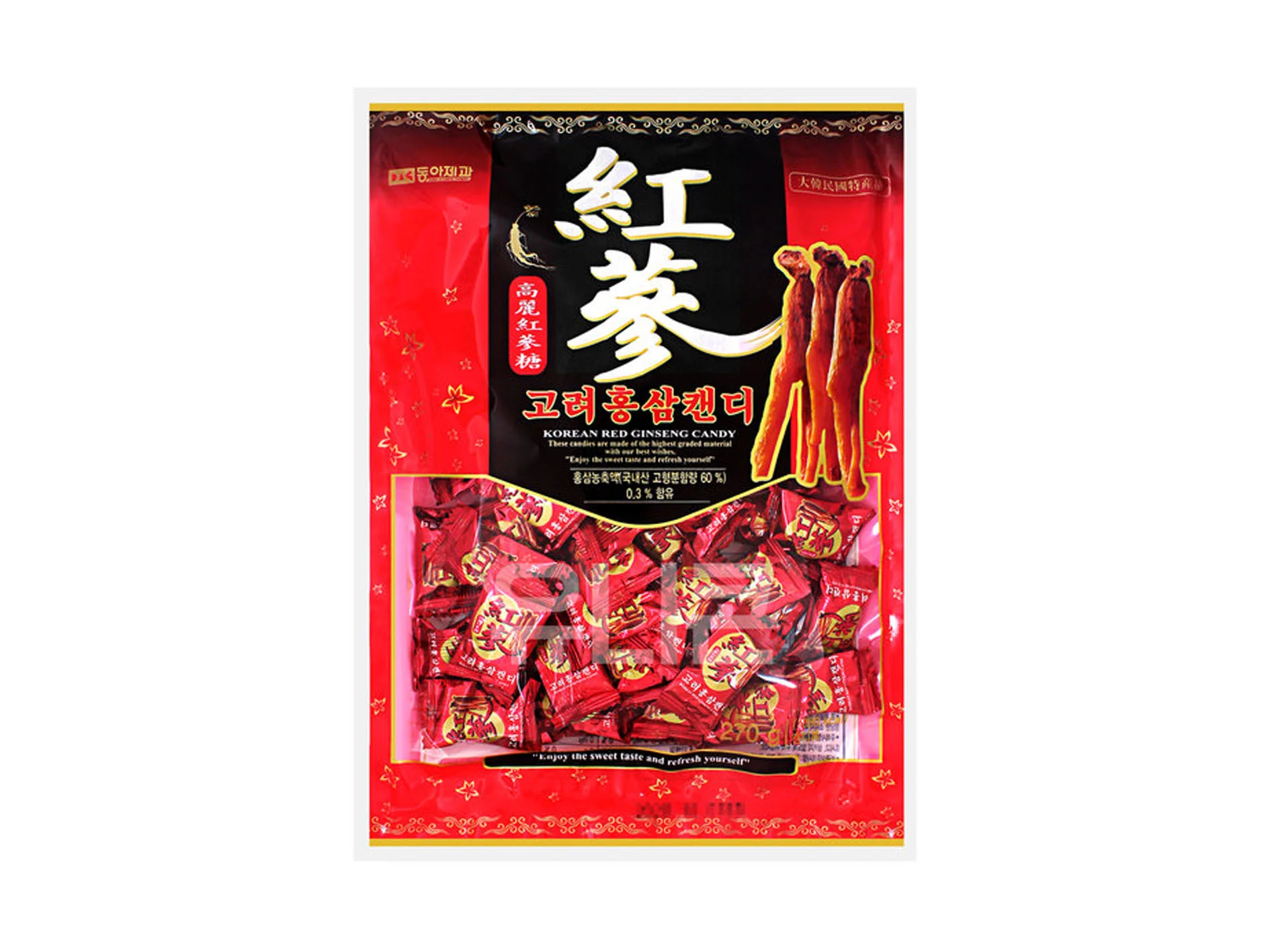 Dong-A Korean Red Ginseng Candy 9.52oz 동아 고려홍삼캔디 270g