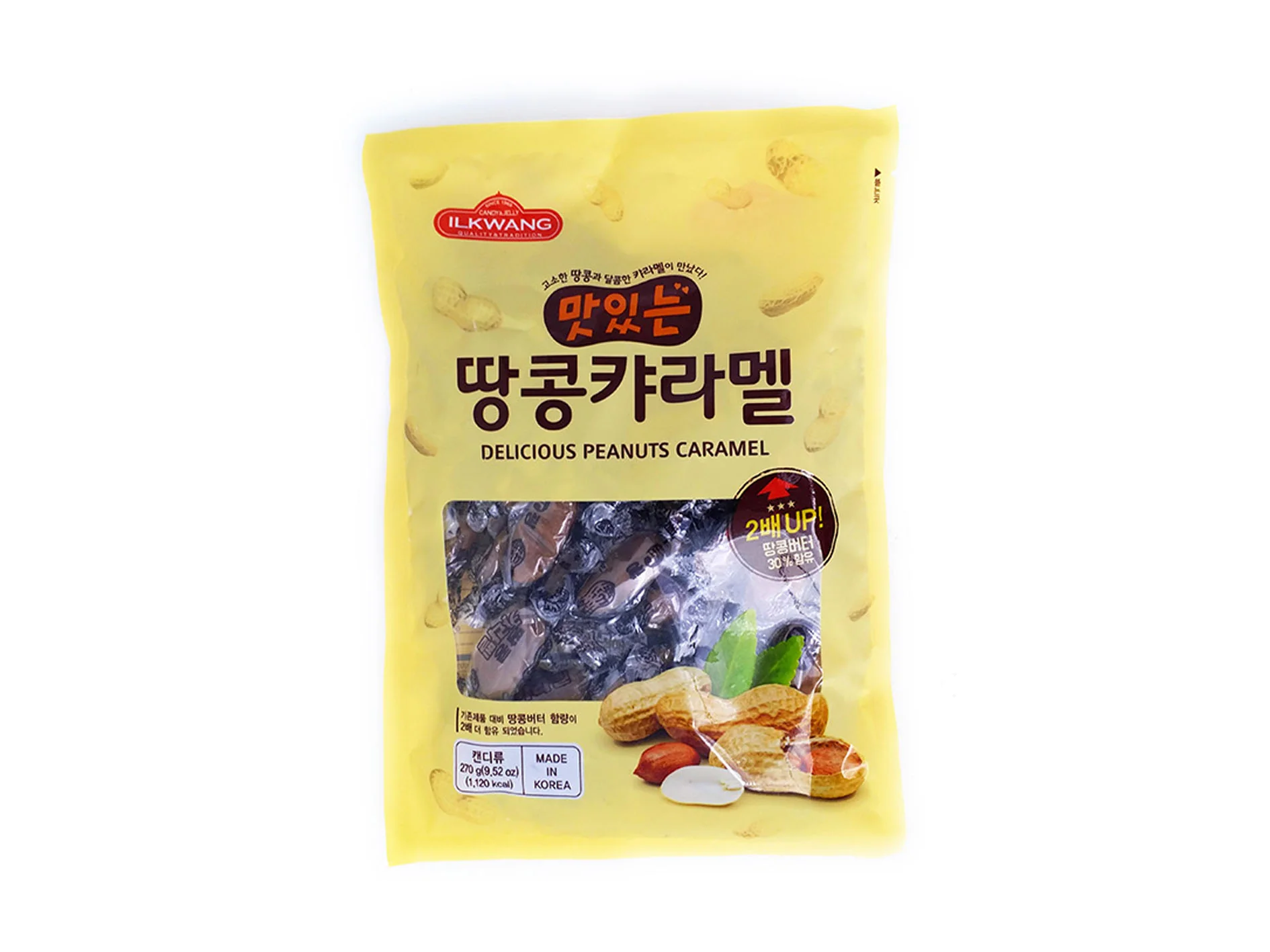 Ilkwang Delicious Peanuts Caramel 9.52oz 일광 땅콩캬라멜 270g