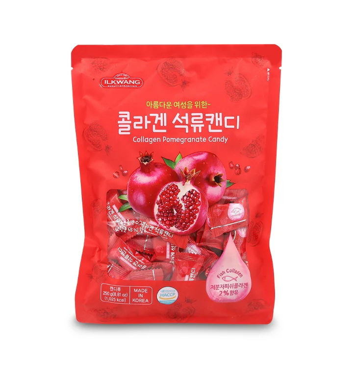 LK COLLAGEN POMEGRANATE CANDY 250g, 일광 콜라겐 석류 캔디 250g